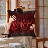 S-Slayer Heavy Metal Band Cushion Cover Polyester Sofa Cushions Decorative Throw Pillows Home Decoration Pillowcover