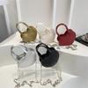 Simple Solid Color Fashion Summer New Sweet Girl Trend Peach Heart Mini Heart Single Shoulder Crossbody Handbag
