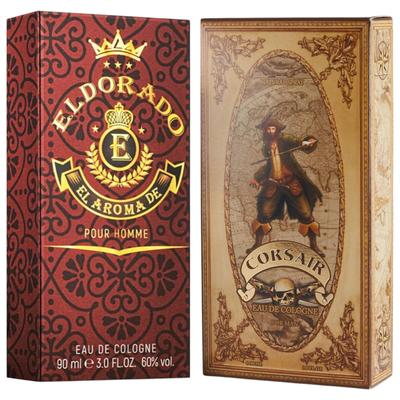 EVA ELDORADO & CORSAIR Pour Homme Cologne for Men EVA Cosmetics Fragrances of the World 90ml. - 3.0 FL.OZ / Cologne Is a Refreshing Hygiene Product.