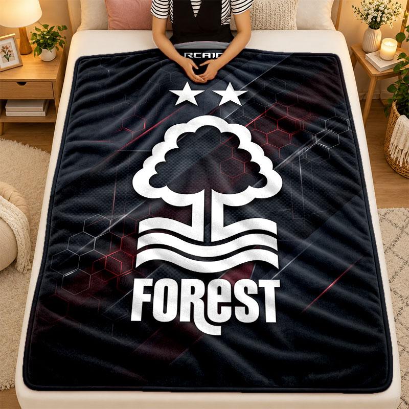 Flaneldecke Nottingham Forest Warme Weiche Überwurfdecke für den Innenbereich Sofa Bett Wohnzimmer