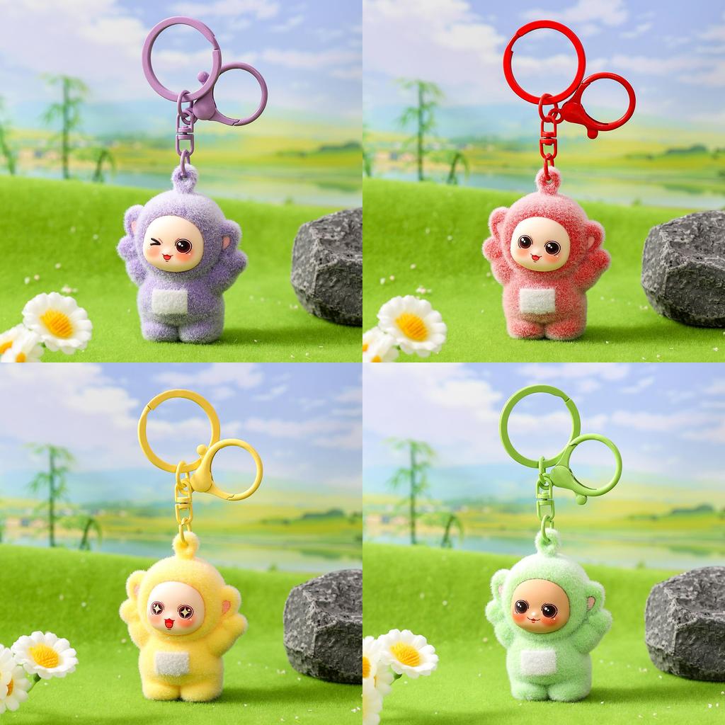 Winky Teletubbies Tinky Dipsy Kreslená postavička Hromádkový povlak Přívěsek na klíče Přívěsek