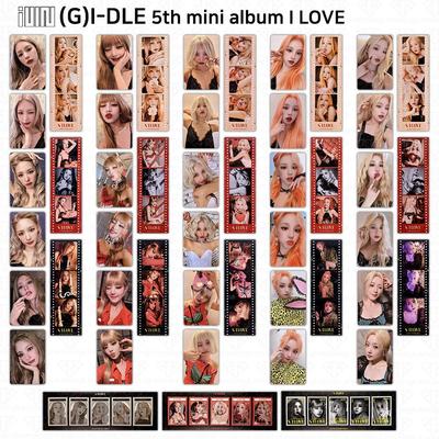 G-IDLE IDLE 5th Mini Album I Love Official Photocard Bookmark KPOP