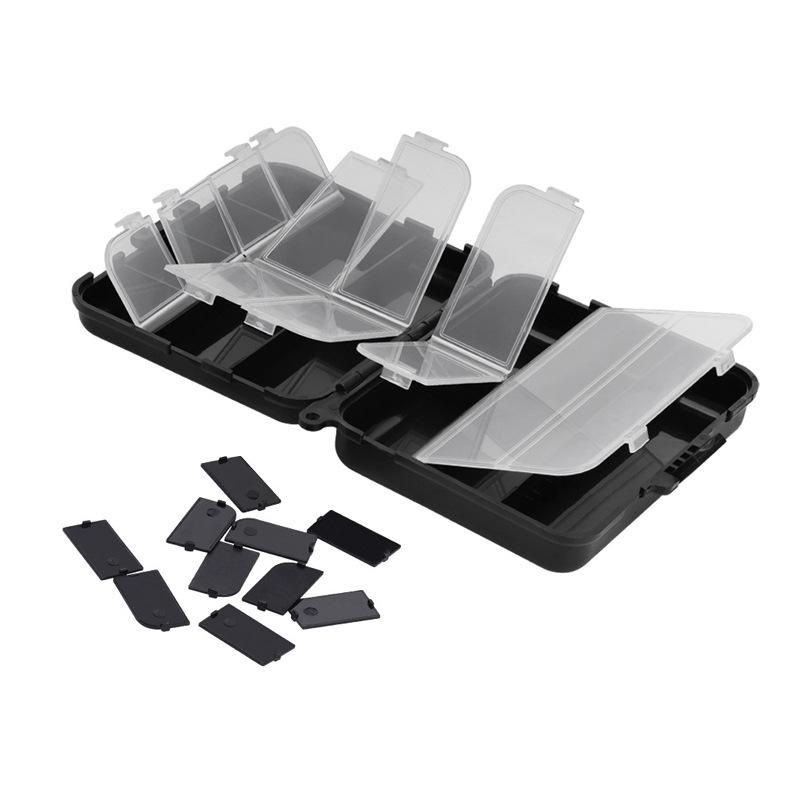 Double-Layer Mini Fishing Tackle Box for Small Lures and Hooks