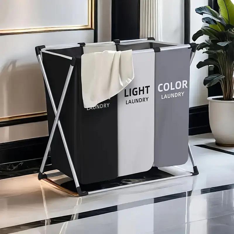New Oxford Cloth Foldable Laundry Basket - Waterproof and Portable