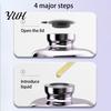 Scalp Treatment Brush Hair Oil Applicator Comb, Refillable Minoxidil & Roller Ball Massager, Dispenser for Men Women Comb
