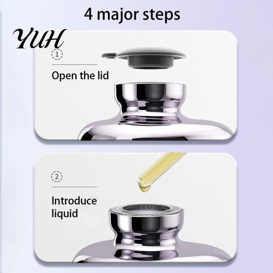 Scalp Treatment Brush Hair Oil Applicator Comb, Refillable Minoxidil & Roller Ball Massager, Dispenser for Men Women Comb