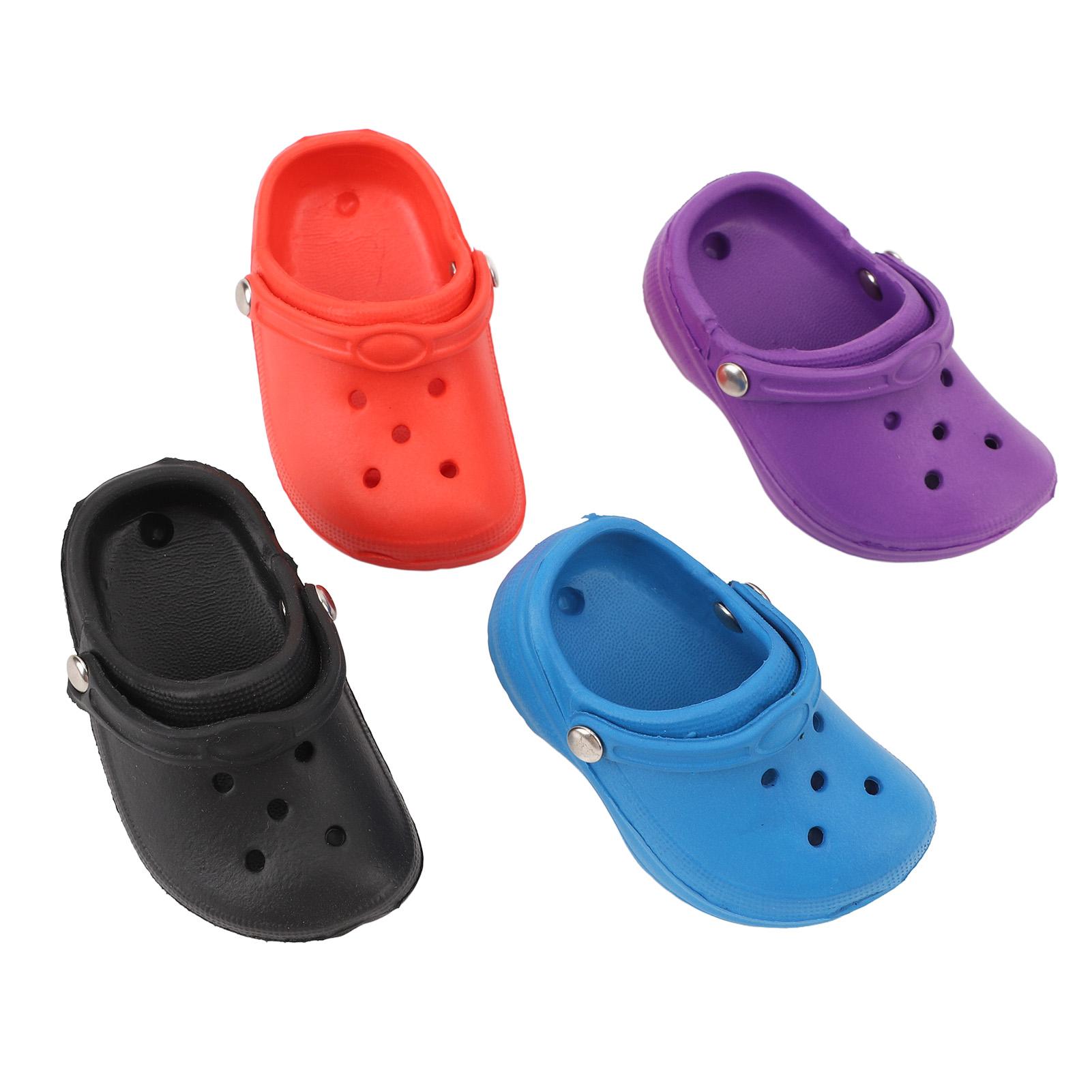 

4 шт. Украшения для обуви с отверстиями Многоцелевой силиконовый многоцветный милый симулятор инновационный DIY-ботинок