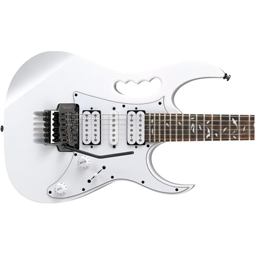 IBANEZ JEMJRWH Steve Vai Signature 6 String Electric Guitar - White