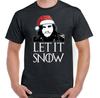 Christmas Let It Snow T-Shirt Mens Funny Game Of Thrones Inspired Jon GOT TV