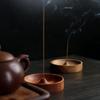 Solid Wood Incense Burner for Sandalwood & Agarwood - Zen Tea Ceremony Holder