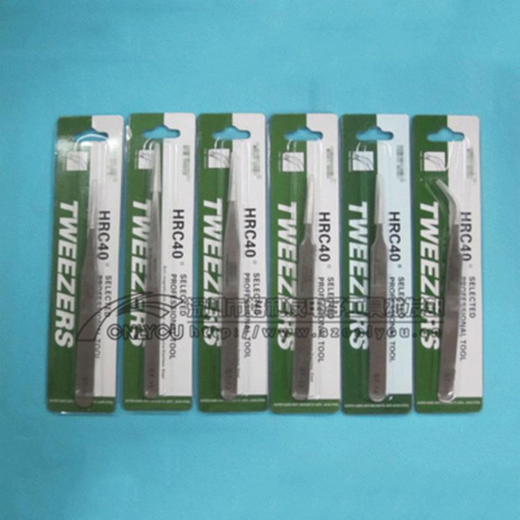 V-brand Swiss Stainless Steel Precision Tweezers Series: ST-10, 11, 12, 13, 14, 15, 16, 17.