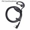 Earhook Design Walkie-Talkie Headset Over Ear Walkie Wired Headset  Professional Use