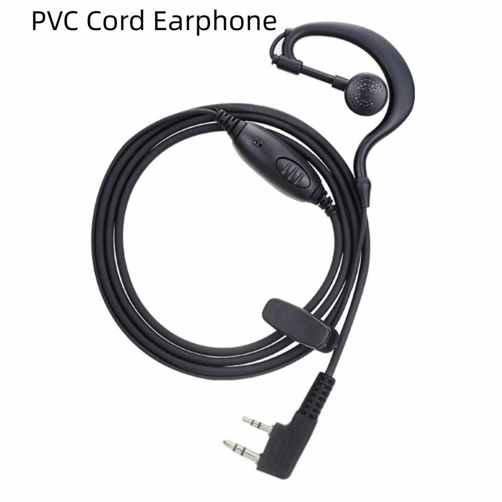 Earhook Design Walkie-Talkie Headset Over Ear Walkie Wired Headset  Professional Use