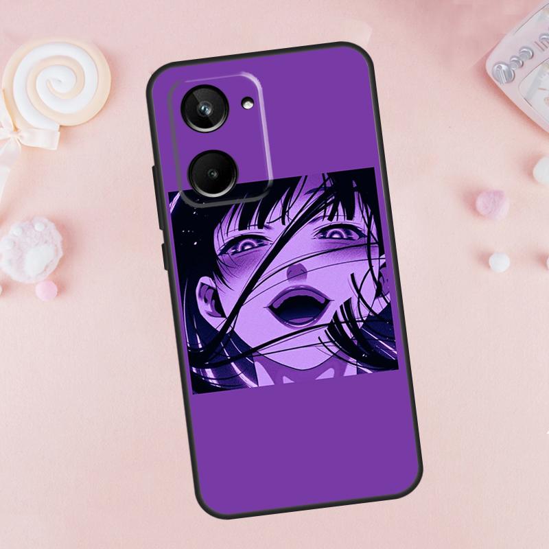 Purple aesthetic For Realme GT Neo 5 GT3 9 10 11 12 Pro Plus C30 C31 C33 C35 C25s C21Y C51 C53 C55 C67 Case