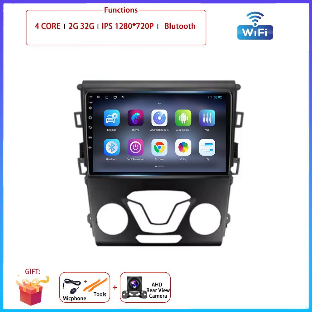 Android Carplay Auto For Ford Mondeo 5 Fusion 2012 2013 2014 2015 2016 - 2019 Car Radio Navigation GPS Multimedia Video Player