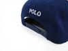 (Polo Ralph Lauren) Men's and Women's Snapback Cap Big Pony Embroidered Hat 0108989-NAVY [Used]