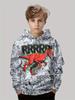 Children's Clothing Hoodies Kids Clothes  Children Top Long Sleeve Cartoon Dinosaurs Print Spring And Autumn Outdoor Clothes