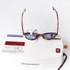 Lunettes de Soleil Rondes Bleues Transparentes Mode UV400 Rétro Rivet Écaille Carré Petit Lunettes de Soleil pour Femmes Hommes