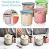 Plastic Ice Cream Containers Organization Ice Cream Makers  for NC201UK/NC201/NC200/NC100 Series