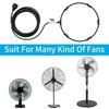 Outdoor Misting Cooling System Garden Diy Automatic Sprayer Mist Kit Mist Fan Sprinkler Nozzles Ring Fog Maker Nebulizer 6-15M