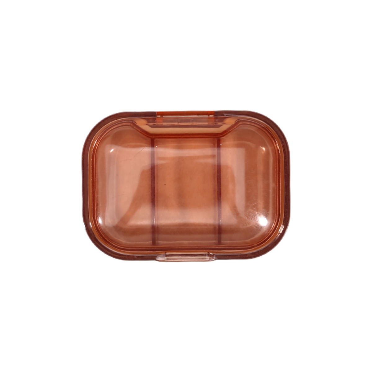 

Мини-контейнер для таблеток с 3 отделениями, органайзер для таблеток, диспенсер, дорожный контейнер для таблеток, контейнер для хранения лекарств One Size красно-оранжевый