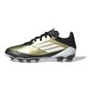 adidas F50 League Comfortable Lightweight Non-Slip Durable Low-Top Kids Soccer Shoes Kids Soccer Shoes Gold Black White IG9292