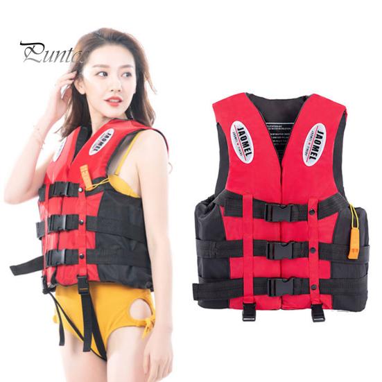 Adult Life Jacket 100N Buoyancy Paddle Life Vest Adjustable Flotation Device with Reflective Strip for Kayak Boat Surf Water Sports