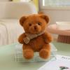 Cartoon Bear Plush Toy Stuffed Scarf Bear Stuffed Dolls Scarf Bear Soft Pillow  Birthday Gift