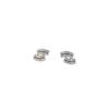 Fashionable Double Row Diamond Earrings for Women  New Trendy Light Luxury Niche Design Earrings