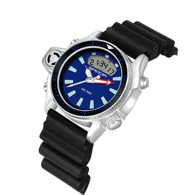 SANDA Casual Style Watches Men Quartz Wristwatch Waterproof Shock Man Watch Relogio Mascuo 3008 Fashion New Sport Men's Watch