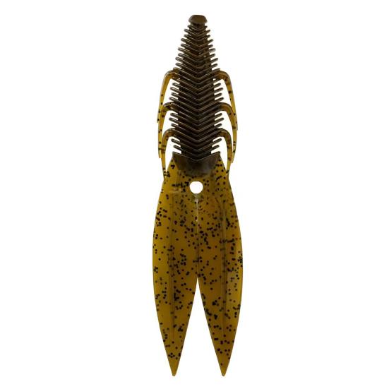 Fishing Lure Oversized Soft Bait Realistic Vibrant Color Compact Portable Artificial Fishing Bait with Twin Ridge Tails