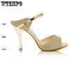 WTEMPO Women Roman Sandals Peep Toe High Heels Shoes Women Wedding Shoes Gold Silver Female Footwear