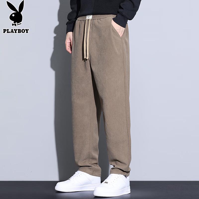 PLAYBOY Men's Autumn/Winter Straight-Leg Casual Sweatpants