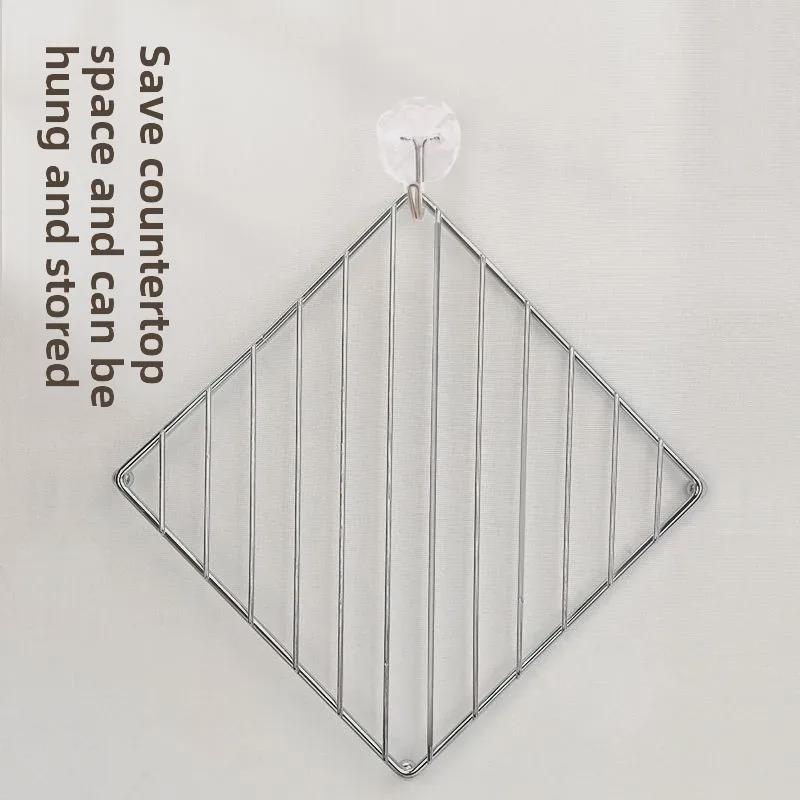 Thick Stainless Steel Kitchen Pot Mat - Heat-Resistant, Anti-Scald Insulation Pad for Dishes and Table