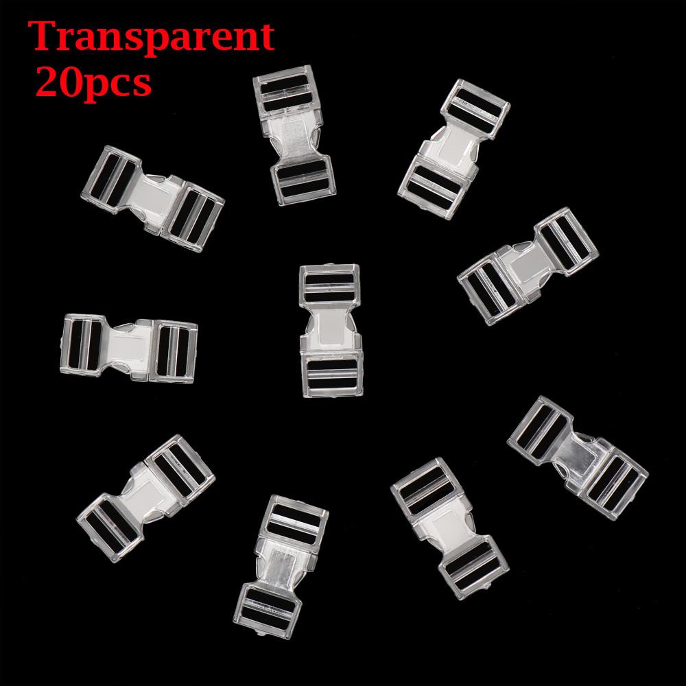 10/20pcs 6mm Plastic Mini Buckle DIY Doll Bags Buckle Handmade Backpack Button Bracelet Dog Collar Strap Buckle Webbing Supplies
