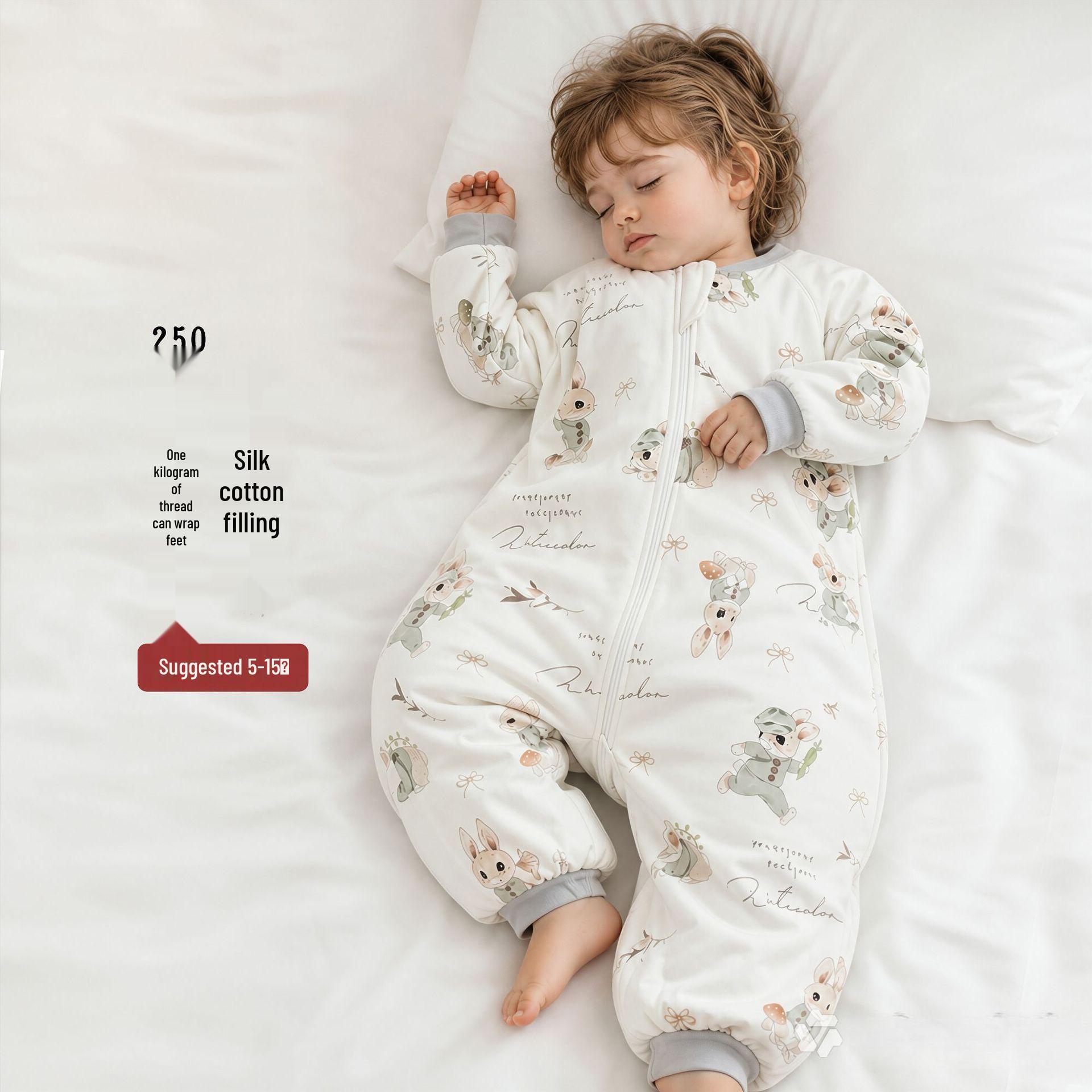 Vissezonu tīras kokvilnas zīdaiņu guļamma ar