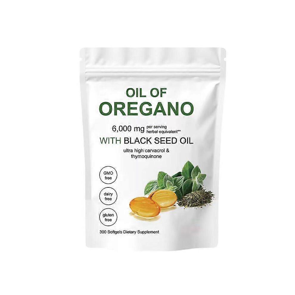 (3pcs) Oregano Oil Soft Capsules 300 Count Tube Feeding Supplements