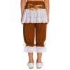 Kids Pirate Cosplay Bloomers Victorian Lolita Pantaloons Floral Lace Ruffle Elastic Waistband Steampunk Underwear