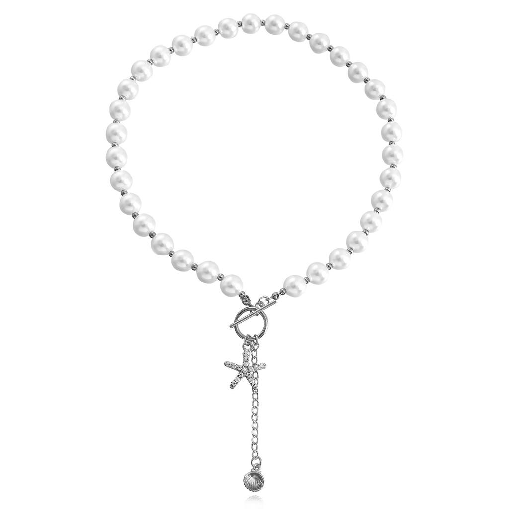 Collier Fritillaire Amour Croisé Collier Chaîne Pull Femme Accessoires Tendance