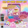 Unicorn Diy Light Container With Led Nightlight For Kid Room Decor And Educational Fun