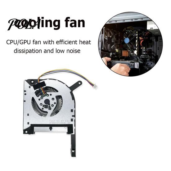 Durable Laptop Cooling Computer Fan No Noise Quick Heat Disspation CPU GPU Cooler Stable Performance for TUF Gaming FX505DU FX505DY FX505GT