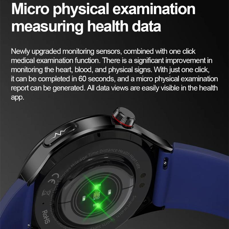 2025 Nové Venkovní Sportovní Chytré Hodinky Pánské 1,43" HD AMOLED Displej EKG Fyzikální Vyšetření BT5.0 Hovor Chytré Hodinky pro HUAWEI Xiaomi