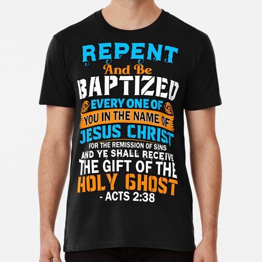 

Acts 2 38 Repent And Be Baptized 17 Size S to 5XL Made in the USA T-Shirt Unisex T-Shirt XL