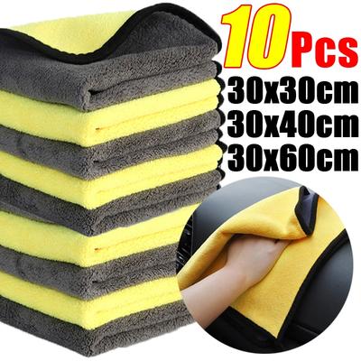 Microfiber Towel Car Microfiber Cloth Wash Towel Microfiber Cleaning Cloth Absorbent Car Wash Drying Towel Auto Detailing