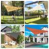 SUNNY GUARD Sonnensegel Dreieckstuch 5x5x7m Elfenbein Sonnenschutzsegel Sonnensegel
