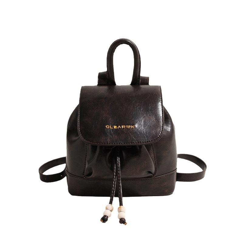 Plecak damski 2025 nowy jesienno-zimowy retro niszowy design popularny wszechstronny mały plecaczek modny podróżny mały tornister