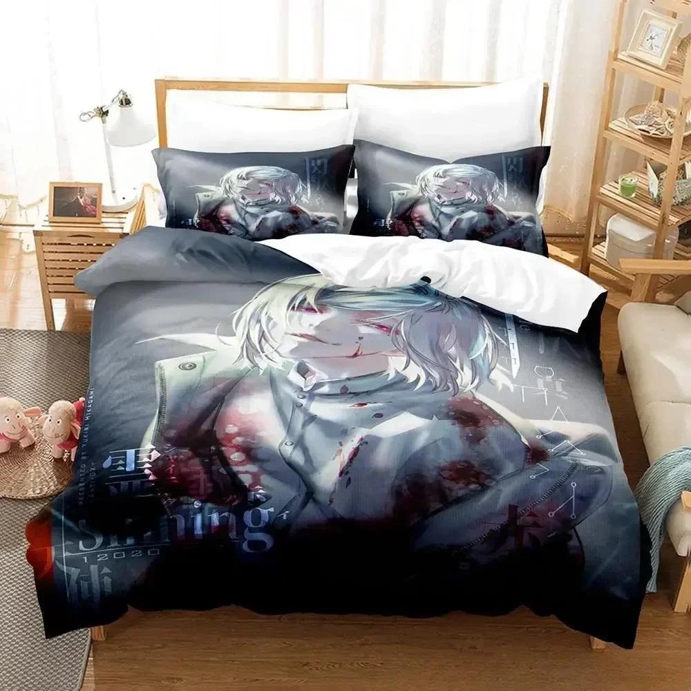 New Akudama Drive 3D Anime Printed Bed Set Duvet Cover Pillowcase Bedding Set Bed Linen Sheet Quilt Cover Full Queen King Size