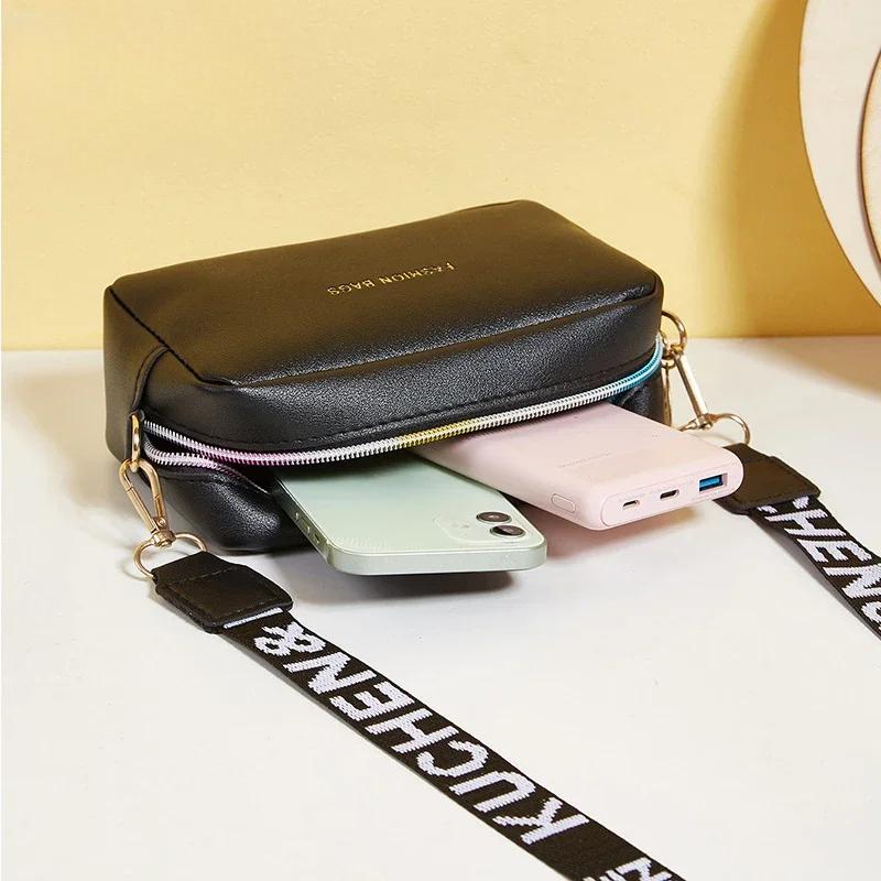 Модная маленькая квадратная сумка для женщин из искусственной кожи — фото 6