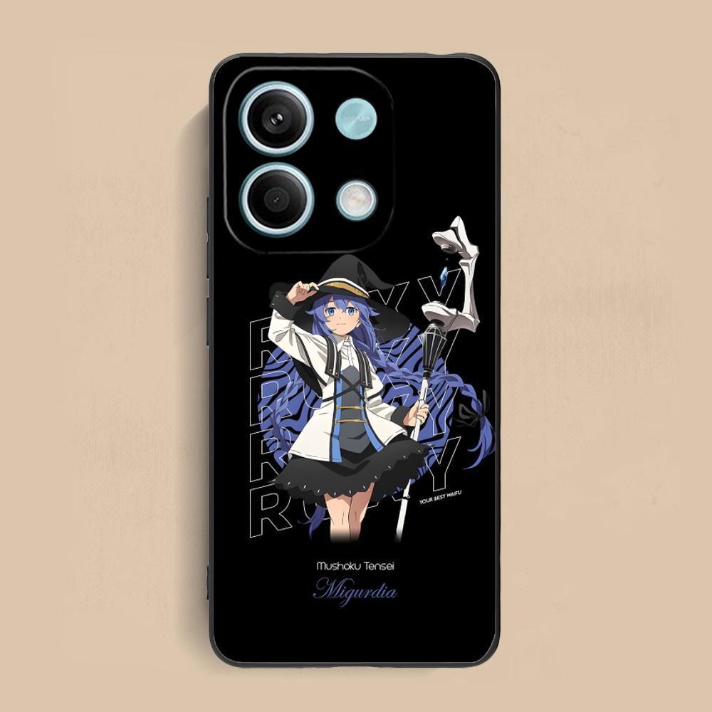 Mushoku Tensei Roxy Mobile Phone Case for Xiaomi Redmi Note 14 13 12 11 S Pro Plus 4G 5G Colorful Printing Cover Pretty Luxury