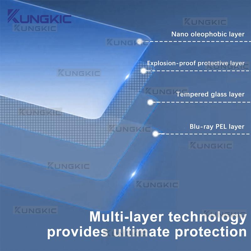 Tempered Glass Screen Protector for Volkswagen Tiguan      2024 HD Clear 8 Inch GPS Navigation Film Sticker